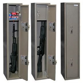Шкаф оружейный Д-1 ( 2 ствола ), ВхШхГ,мм: 1000х200х250